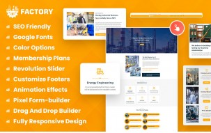 Factory - Industrial Business WordPress Theme
