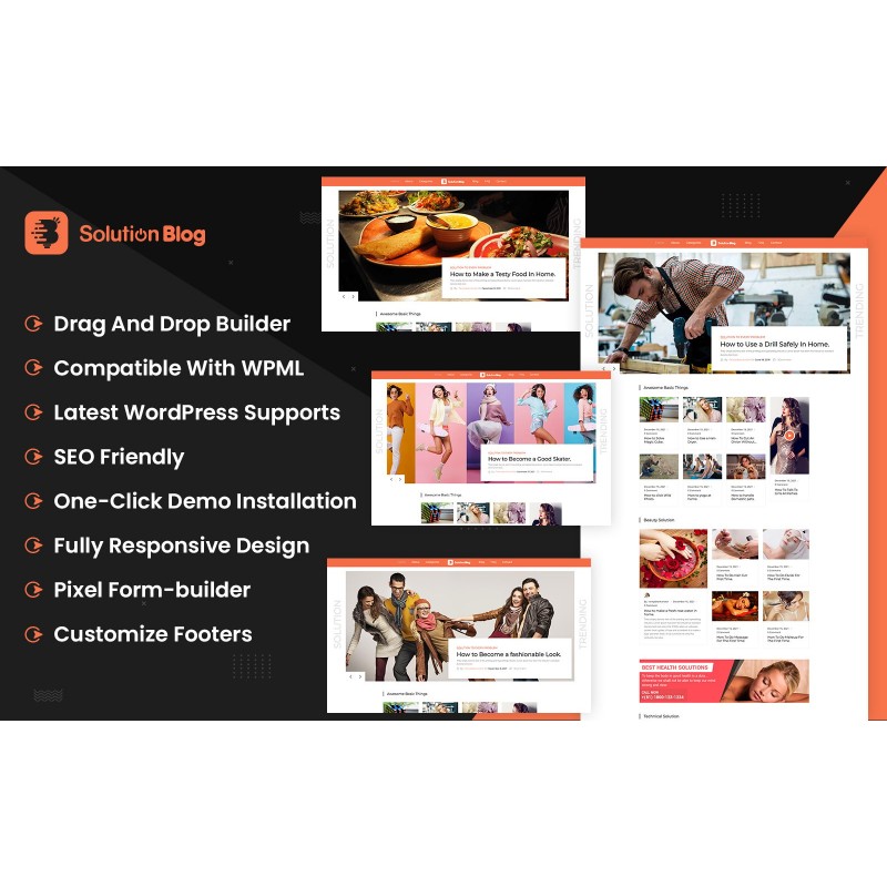 Solution Blog WordPress Theme