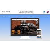 Stellar - Car Washing Landing page with Blog Wordpress Theme