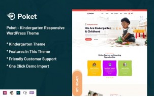 Poket - Kindergarten Responsive WordPress Theme