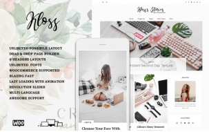 Kloss - Elegant WordPress Blog Theme