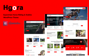 Hgoro Equestrian and Horse Riding Club WordPress Theme