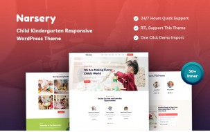 Narsery - Child Kindergarten Responsive WordPress Theme
