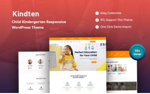 Kindten - Child Kindergarten Responsive WordPress Theme
