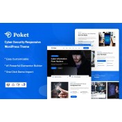 Poket - Cyber Security Responsive WordPress Theme