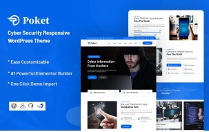 Poket - Cyber Security Responsive WordPress Theme
