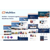 Multilen Transport & Logistic WordPress Theme.