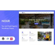 Nour - Tour and Travel Digital Agency WordPress Theme