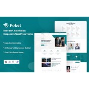 Poket - Oddo ERP, Automation Responsive WordPress Theme