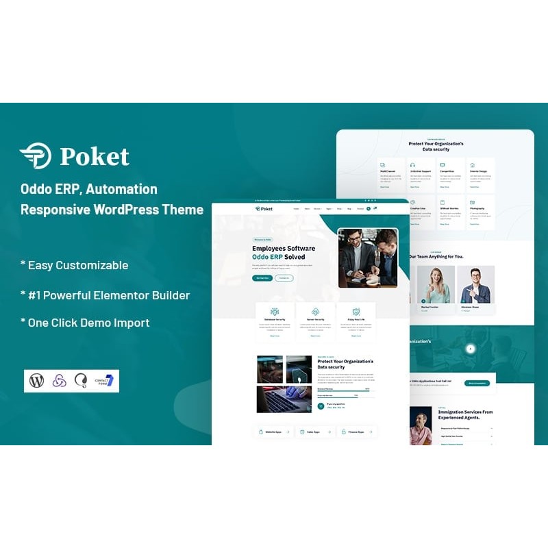Poket - Oddo ERP, Automation Responsive WordPress Theme