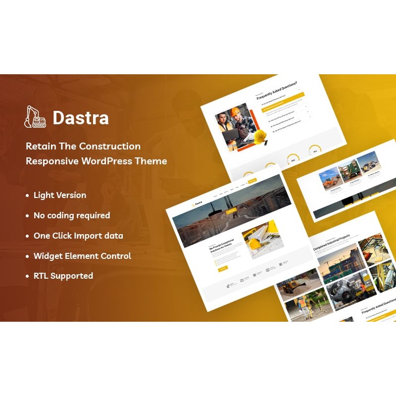 Dastra - Retain The Construction Responsive WordPress Theme