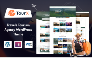 TourX - Travels Tourism Agency WordPress Theme