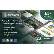 Agrofarm - Agriculture Gardening & Organic WordPress Theme.