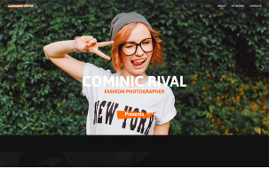 Dominic Fashion Photographer WordPress Theme