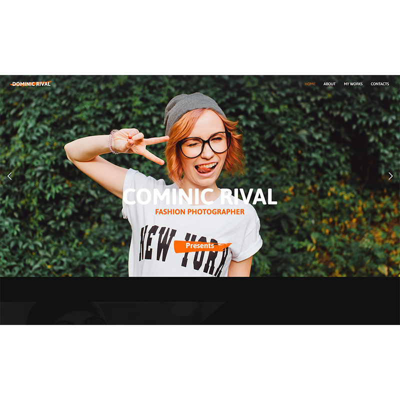 Dominic Fashion Photographer WordPress Theme