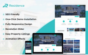 Residence - Real Estate WordPress Theme