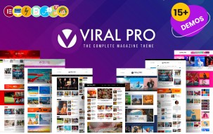 Viral Plus - Modern & Creative Newspaper Magazine, Blog & News WordPress Theme