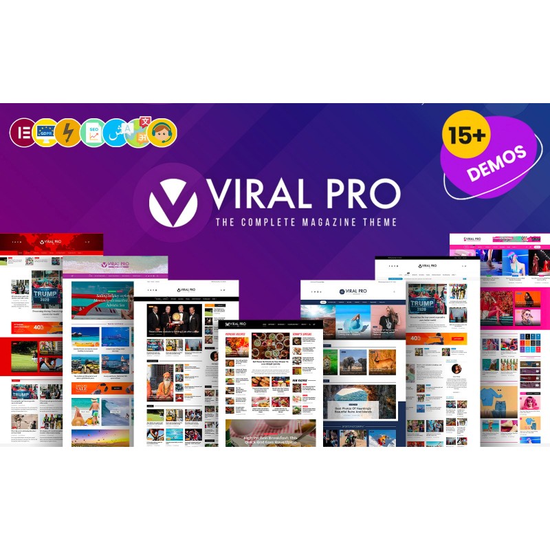 Viral Plus - Modern & Creative Newspaper Magazine, Blog & News WordPress Theme