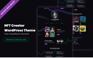 MyNFTs - NFT Creator WordPress Theme