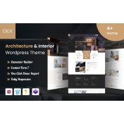 DEX - Architecture, Furniture & Interior Design WordPress Theme