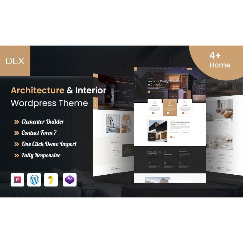 DEX - Architecture, Furniture & Interior Design WordPress Theme