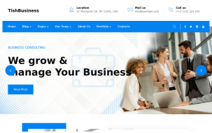 TishBusiness - Corporate and Business WordPress Theme