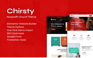 Chirsty - Multipurpose Nonprofit Church WordPress Theme