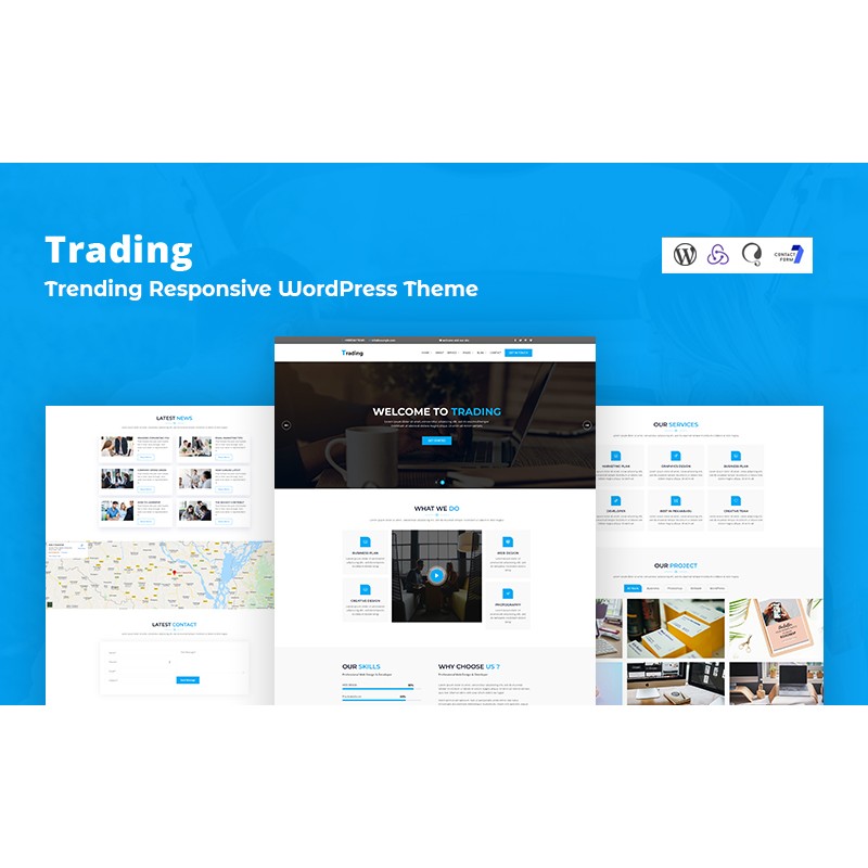 Treding - Trending Business WordPress Responsive Theme.
