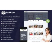 Language Courses & Learning Center WordPress Theme