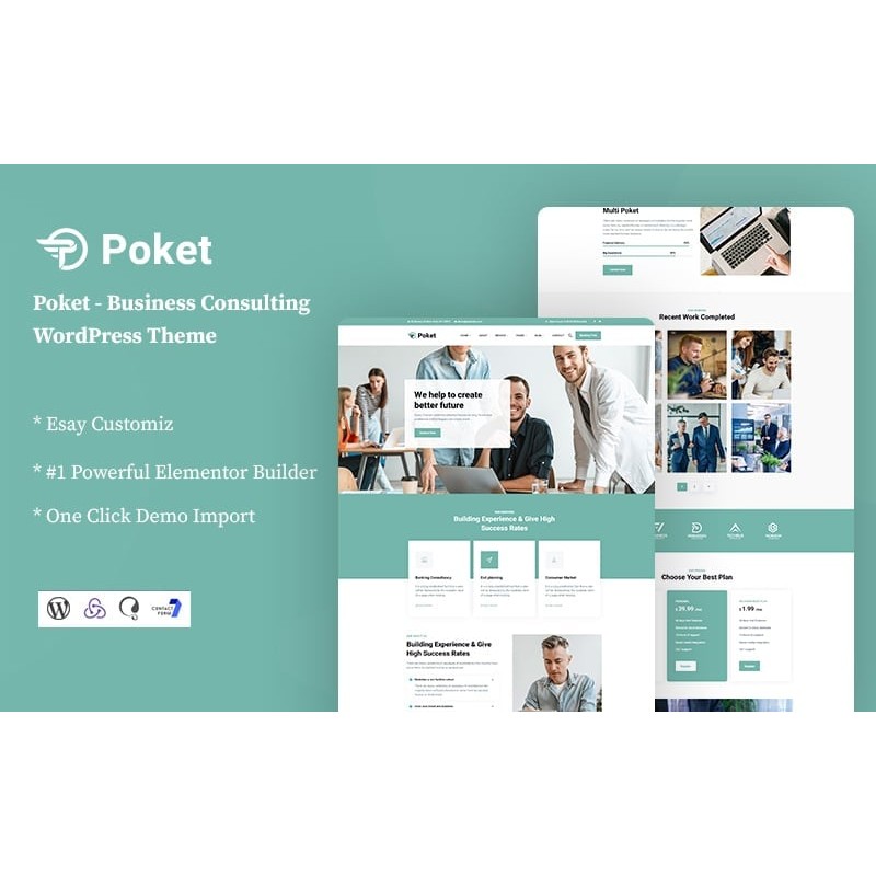 Poket - Business Consulting WordPress Theme