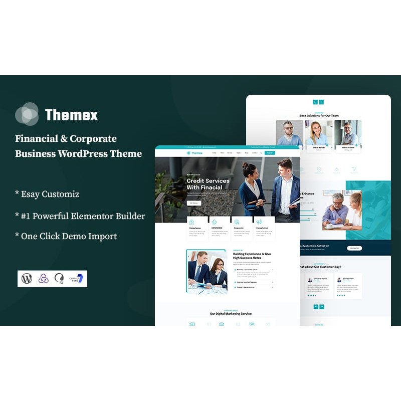 Themex - Financial & Corporate Business WordPress Theme
