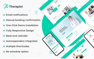 Therapist - Doctor Appointment Booking WordPress Theme