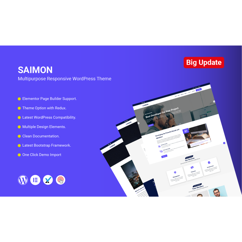 Saimon - Multipurpose Responsive WordPress Theme