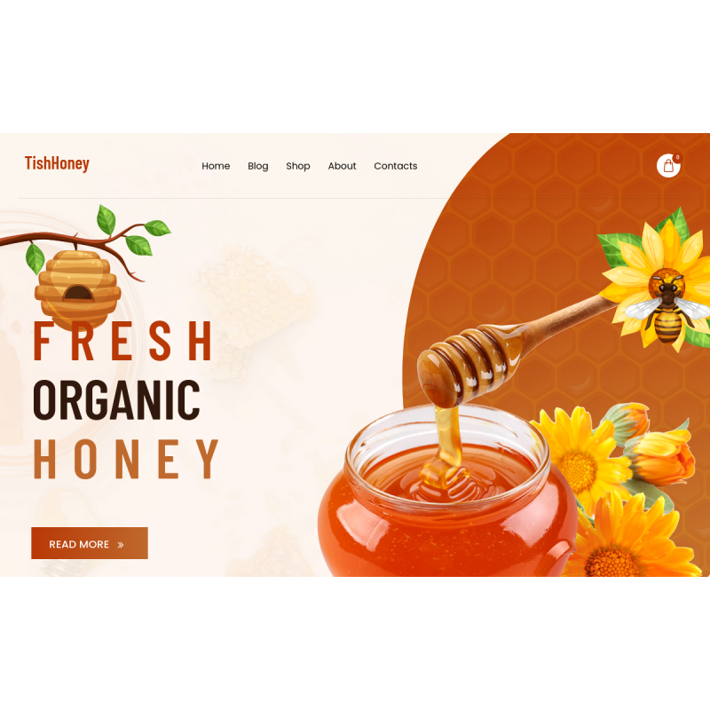 TishHoney - Honey Store WordPress Theme