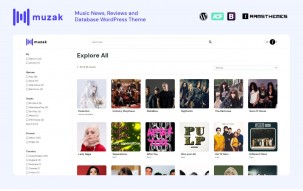 MUZAK - Music News, Reviews and Database WordPress Theme