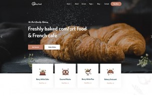 Bakeyfood - Food Bakery WordPress Theme
