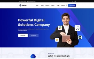 Poket - Startup Agency WordPress Theme