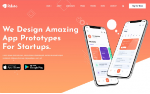 Rdsto - App Responsive WordPress Theme