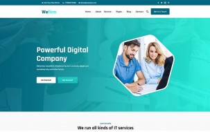 Wefirm - Powerful Digital Company WordPress Theme