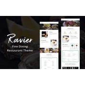 Ravier - Elegant Restaurant WordPress Theme