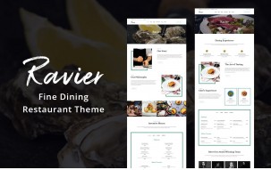 Ravier - Elegant Restaurant WordPress Theme