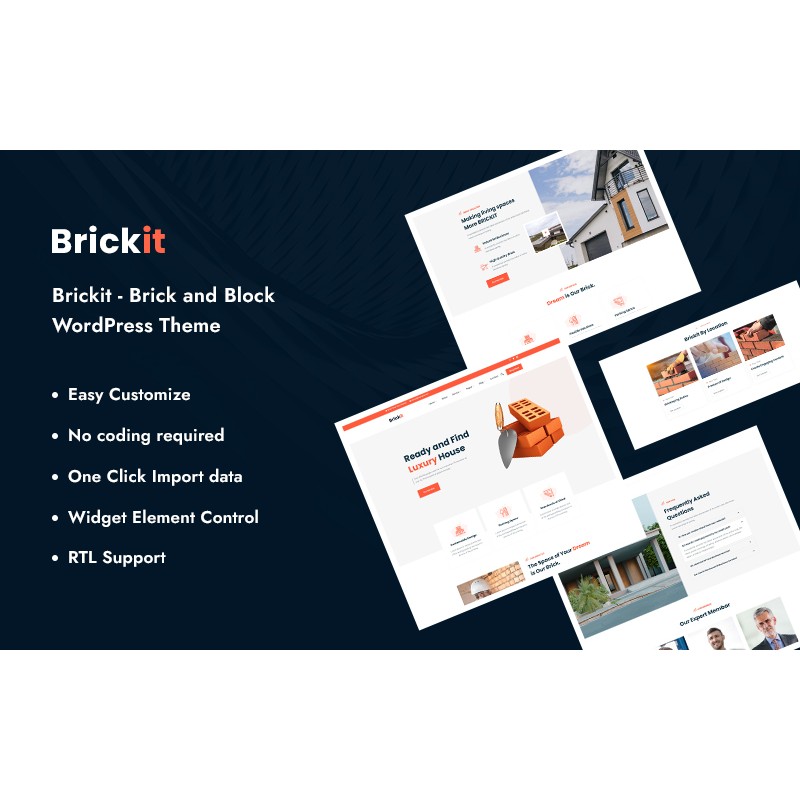 Brickit - Brick and Block WordPress Theme