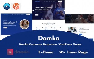 Damka Corporate Responsive WordPress Theme