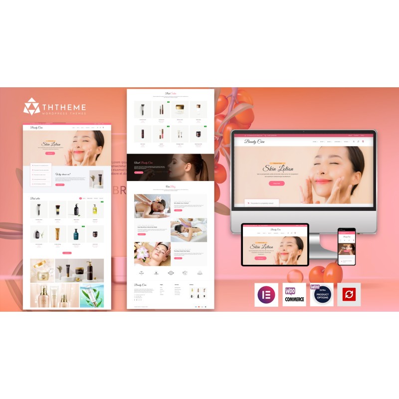 Beauty Care &ndash; The Elementor Cosmetic & Spa WordPress theme