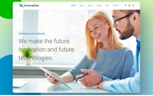 Innovation Rival Business Corporate WordPress theme