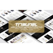 TRIBUNAL - Lawyer, Law Firm and Legal Attorney Landing Page WordPress Theme