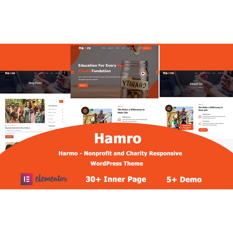 Harmo - Churches and Charity WordPress Theme