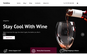 TishWine - Wine Store WordPress Theme