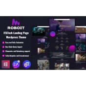 ROBOit - Multipurpose IT&Tech Landing Page WordPress Theme