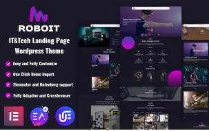 ROBOit - Multipurpose IT&Tech Landing Page WordPress Theme